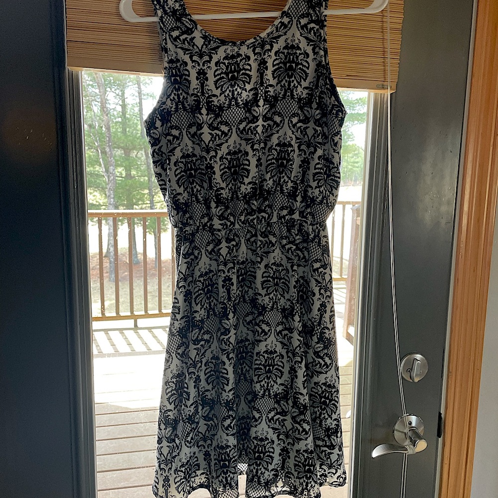 Black and white dress